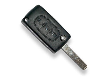Citroen/Peugeot case only - 3 button (lights) HU83 blade