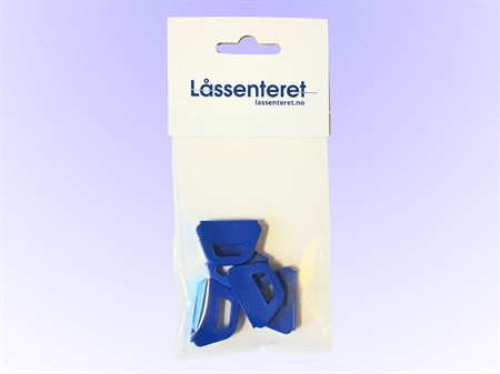 Nøkkelkappe D12 5st Blå SV-pk