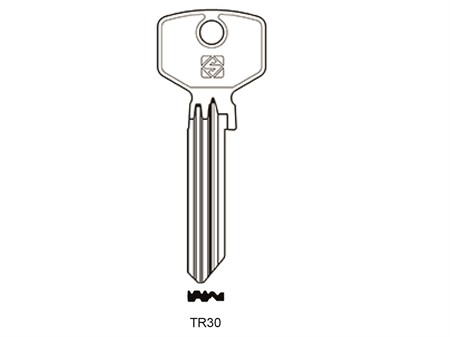 Nøkkelemne Silca TR30
