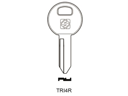 NØKKELEMNE SILCA TRI4R