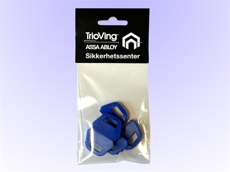 Nøkkelkappe D12 5st Blå SV-pk