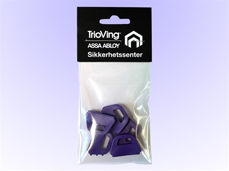 Nøkkelkappe D12 5st Lilla SV-pk