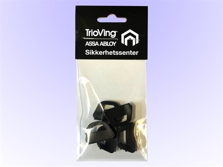 Nøkkelkappe D12 5st Svart SV-pk